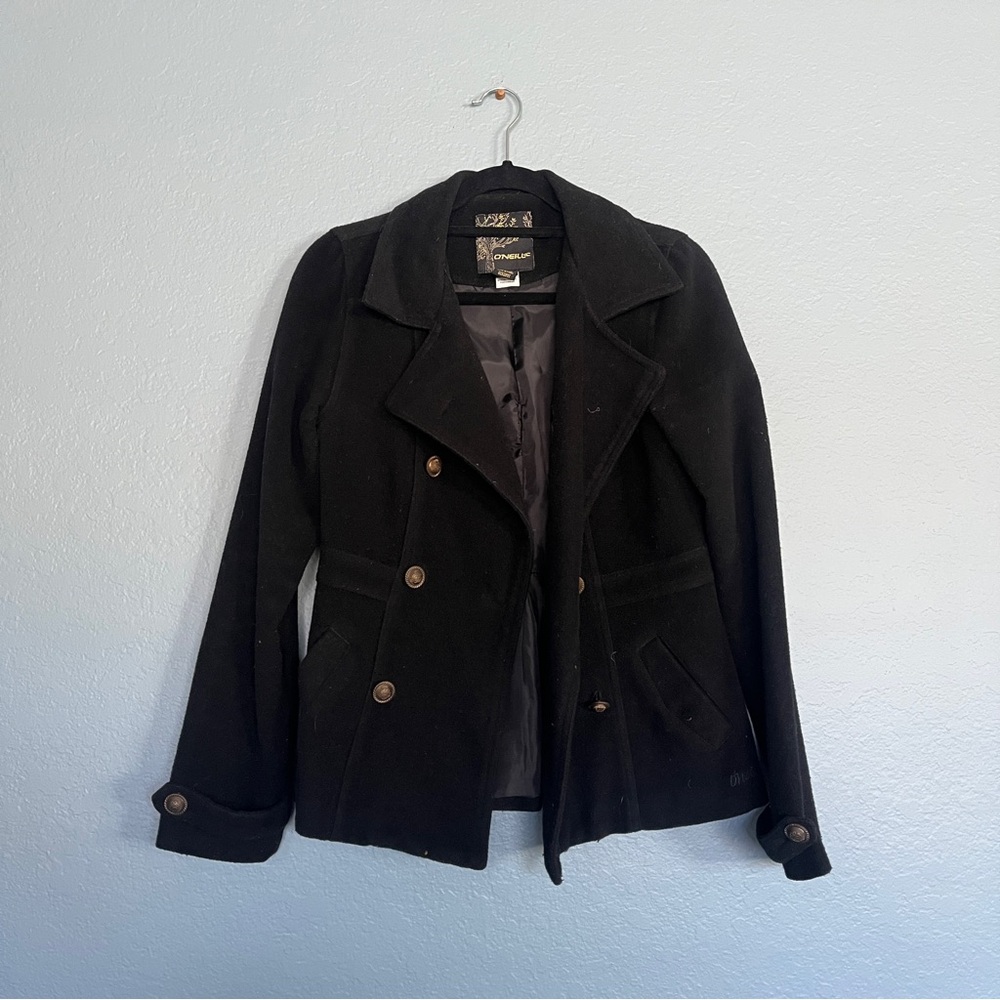 O'Neill Elegant Black Peacoat